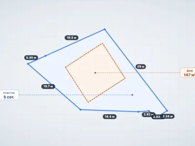 Дом 420 м² на 6 сот., Семидворье — миниатюра 63