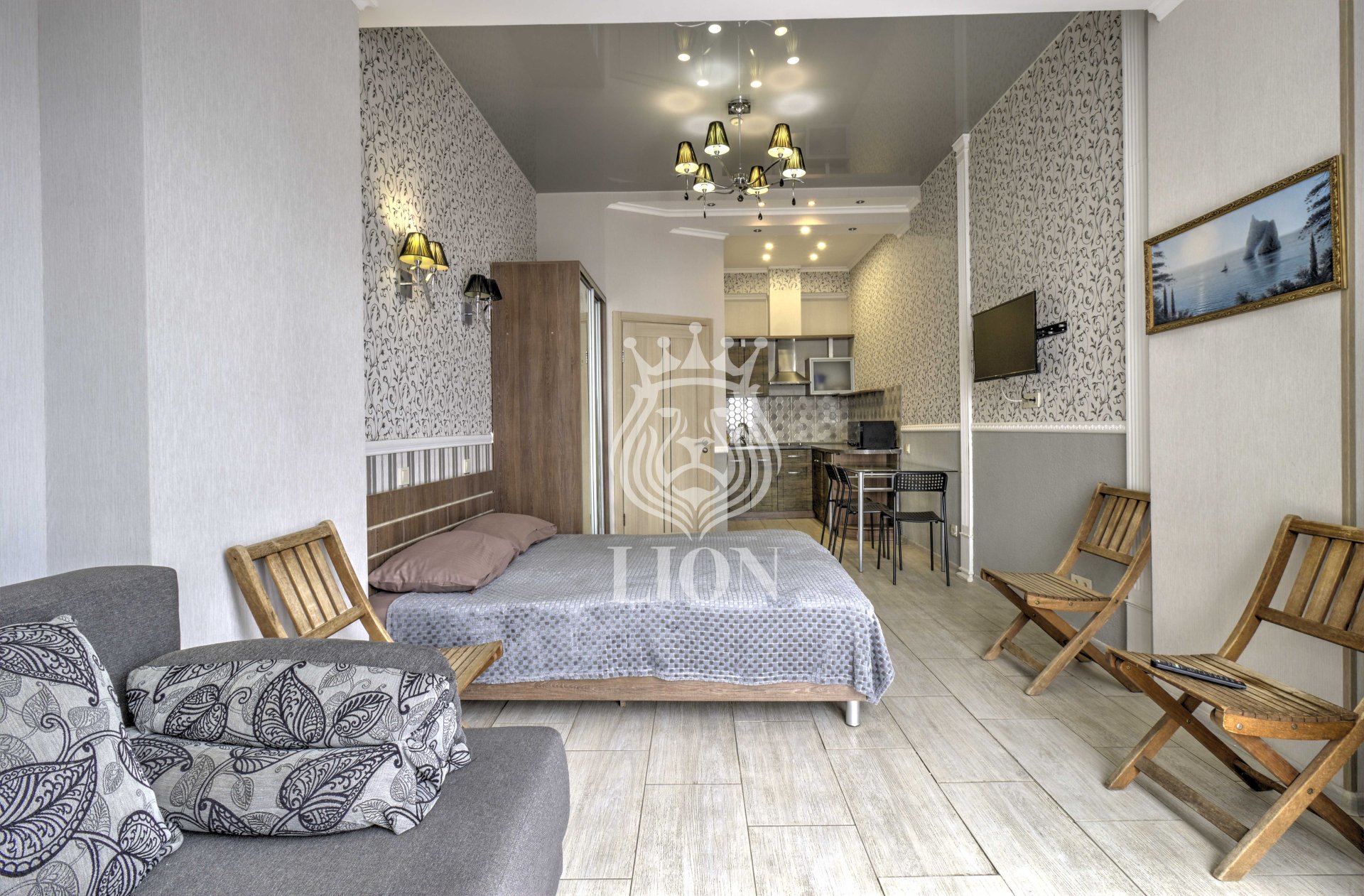 1-к апартаменты 31.7 м² 2/10 эт., Набережная — фото 1