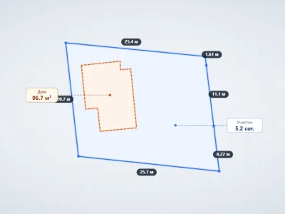 Дом 101 м² на 5 сот., Лучистое — миниатюра 59