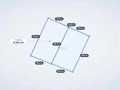 Участок 14.86 сот. ИЖС, Лучистое — миниатюра 6